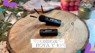 BOYA BY-V10 Wireless USB Type-C Microphone ASMR Unboxing | Budget Mic For Latest iPhone & Android