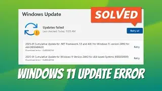 Fix Windows 11 Update Error | Windows 11 Update Retry Problem