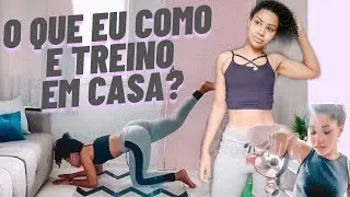 MINHA ROTINA SAUDÁVEL TREINANDO EM CASA