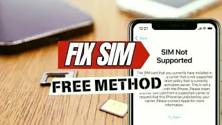 Bypass SIM Not Supported error iPhone works without any software