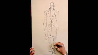 Decontructive Used Design #shorts #fashiondrawing #menfashion #copicdrawing