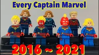 [Lego]Every Captain Marvel lego minifigure ever 2016 ~ 2021