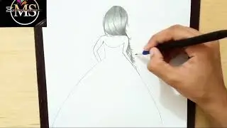 Beautiful back side girl -M.s imagination Art