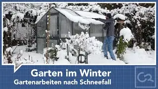 Der Garten im Winter &ndash; Gartenarbeiten bei Schnee