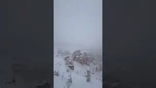 Bryce Canyon National Park Covered in Snow After Storm