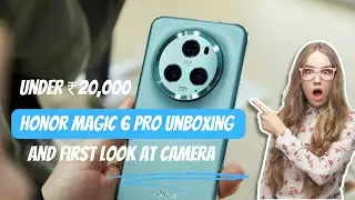 Honor magic 6 pro Unboxing and first look at the camera?