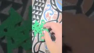 DIY  alphabet sticker