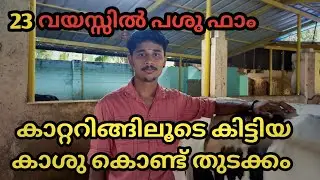 23 വയസ്സുകാരന്റെ പശു ഫാം || കാറ്ററിങ് കാശിലൂടെ തുടങ്ങിയ ഫാം || Dairy Farming ||