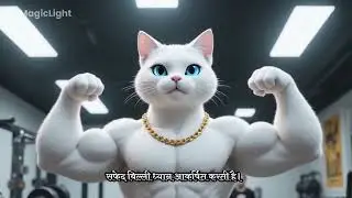 Rise of the White Bodybuilder Cat 🐱💪 | The Legend Begins&rdquo;