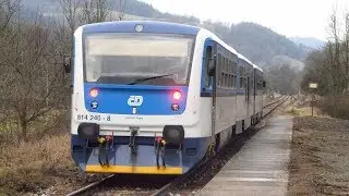 Regionova Trio 814.239/240 v pův. n&aacute;těru (Bystřice n. P. 7/2017) vs. v 