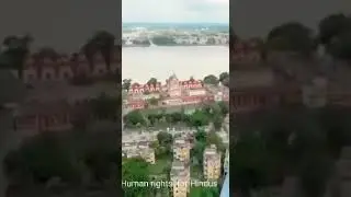 Rani Rasmoni's Dakhinaswar Kali Mondir and Ganga Drone view