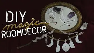 DIY witchy Boho Room Decor - Made with Clay [Easy + Cheap]