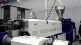 HDPE pail crush material recycling machine