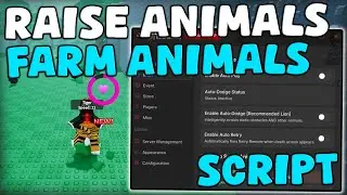 [❄️WINTER] Roblox Raise Animals Script Farm Animals, Auto Dodge & MORE Pastebin 2025