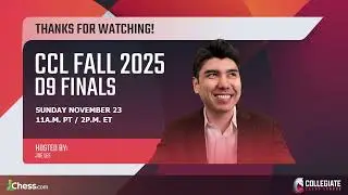 CCL Fall 2025 D3 Finals with @JoeBruin and @GMBenjaminBok