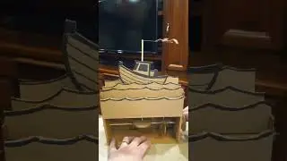 Cardboard Boat Automaton