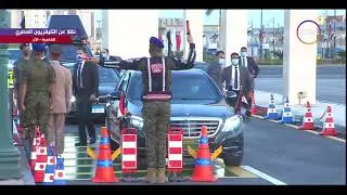 شعائر صلاة عيد الفطر المبارك من مسجد المشير طنطاوي بحضور الرئيس السيسي