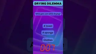 Drying Dilemma: The Wet Puzzle Unveiled! 🛁🧼