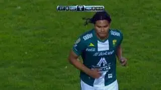Debut de Dennis Flores con el Club Le&oacute;n en la Liga Bancomer MX