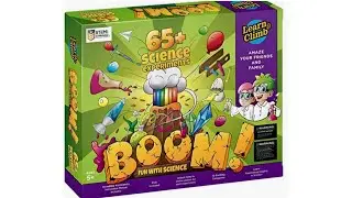 BOOM Science kit review.Learn & Climb Kids Science Kit - Over 60 Experiments, Fun with Science!