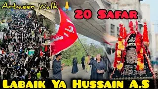 Arbaeen Walk2025|| 20Saffar Markazi Jaloos Delhi GateTo Karbala Ghamy Shah Chehlum ImamHussainA.S 