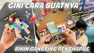  GINI CARA BIAR PUTARAN KENCANG‼️ Bikin gangsing penghapus / pemadam 