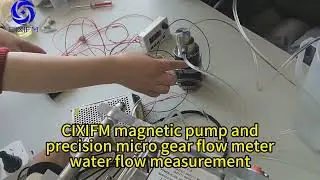 CIXIFM Magnetic Metering Pump and Precision Micro Oval Gear Flow Meter Water Flow Measurement
