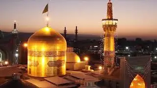beautifull imam e reza shrine || mashhad city drone