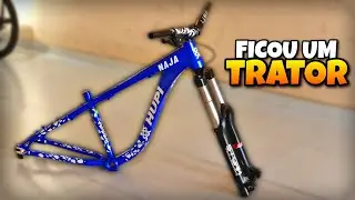INSTALANDO SUSPENSÃO STORM 180MM NA HUPI NAJA 2025