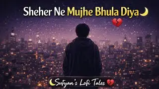 Sheher Ne Mujhe Bhula Diya 💔 | Sad Lo-Fi 🌙 | Late Night Broken Heart Vibes | By Sufyan 