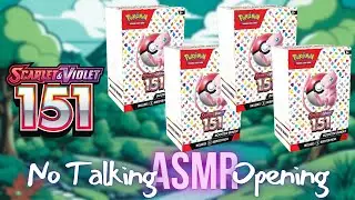 ASMR | Pokemon Scarlet & Violet 151 Booster Bundles