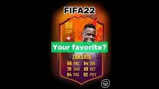 Denis Zakaria Card Evolution History |  2016-24 #fc24 #fifa #fifacards