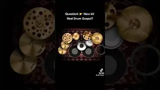 Question! 👉 New kit Real Drum Gospel?......#realdrum #classicdrum  #gospelmusic #bateriagospel