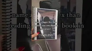 Reading YOUR book while at the airport is such a flex #author #booktok