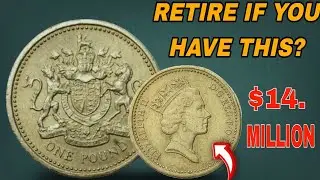 Rare One Pound Elizabeth Coins | 1983, 1984, 1985, 1988 | No Mint Mark | Extra Fine & Valuable