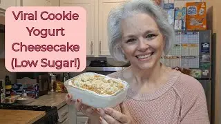 Viral Japanese Cookie Yogurt Cheesecake (Low Sugar + Bariatric-Friendly Twist!)