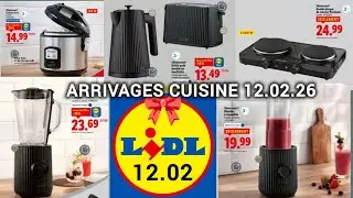 LIDL Arrivage de la Semaine 12/02/26 💙💛❤️ PROMO Cuisine 💛❤️💙 Maison & Décoration Textile