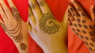 top 3🔥Wedding special beautiful & Easy and simple mehndi design | front hand mehndi design.