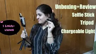 Product Review - Blinkit - Chargeable light selfie stick with Bluetooth | Don't miss the end 