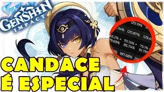 CANDACE É ÚNICA! BUFF INCRÍVEL DE HYDRO - GENSHIN IMPACT