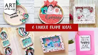 6 Unique Frame Ideas | DIY Photo Frame Ideas | Easy to make | Frame compilation | @VENTUNOART