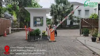 Heavy Duty Industrial Servo Barrier Gate Antiknock Cardteck CT-BG190 RFID ACCESS GATE 1IN 1OUT