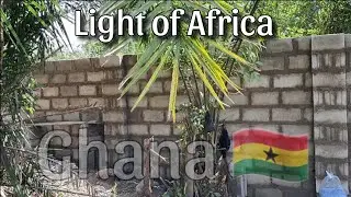 Building in Ghana | Completed Our First Building Project | Fence Wall on 1acre offgrid Land 🇬🇭