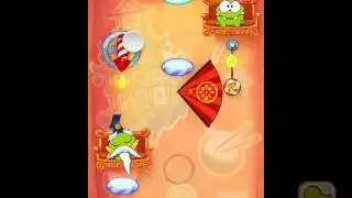 Cut the Rope Time Travel Asian Dynasty Level 9-7 3 Star Walkthrough Guide