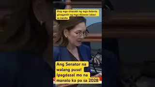 Heartless Senator Risa Honteveros #icc #housearrest #marcos #corruption  #dds