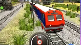 Electric ⚡ Engine DEMO Indian railway #train #gaming #indian #modern #station #master