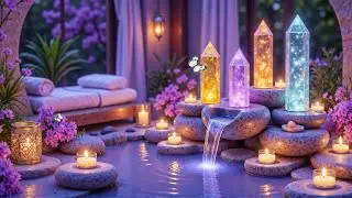 Bamboo Water Healing With Crystals &bull; Relaxing Sounds For Mind & Soul