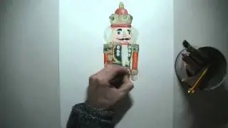Drawing timelapse: The Nutcracker - classic soldier Christmas Drawings