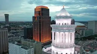 Louisiana New Orleans 4k, USA, Drone Footage From Above, A Travel Tour UHD