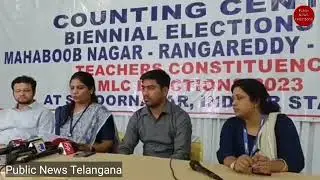 Teachers MLC Elections BJP Candidate AVN Reddy Win | BJP MLC AVN Reddy | Public News Telangana